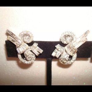 A pair of Beautiful signed CINER clip earrings